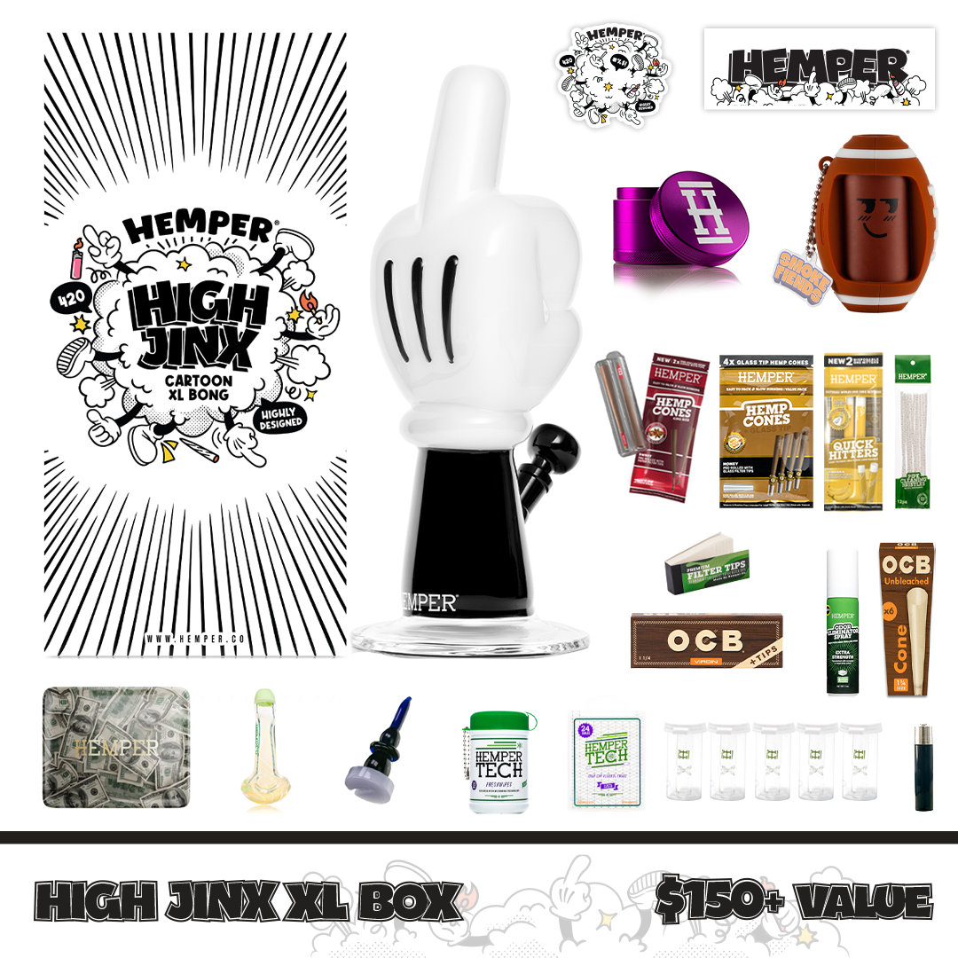 High Jinx Cartoon Hand XL Bong Box
