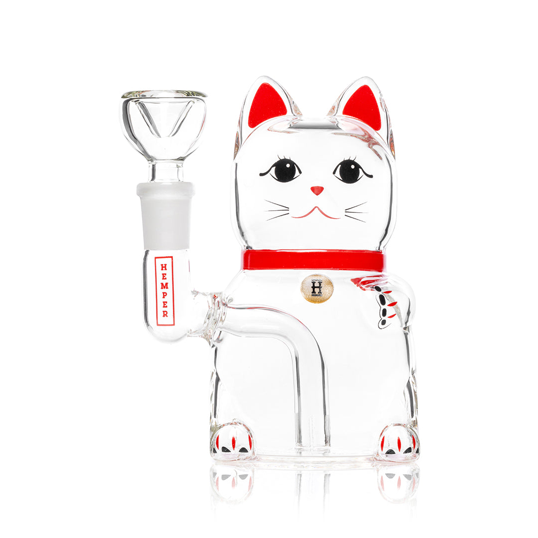Lucky Money Cat Bong 5"