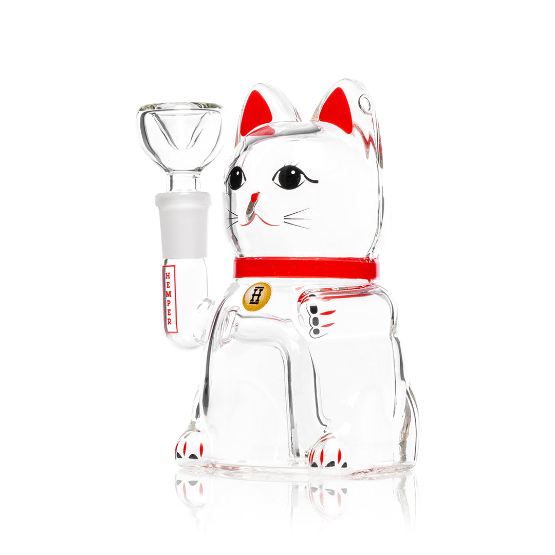Lucky Money Cat Bong 5"