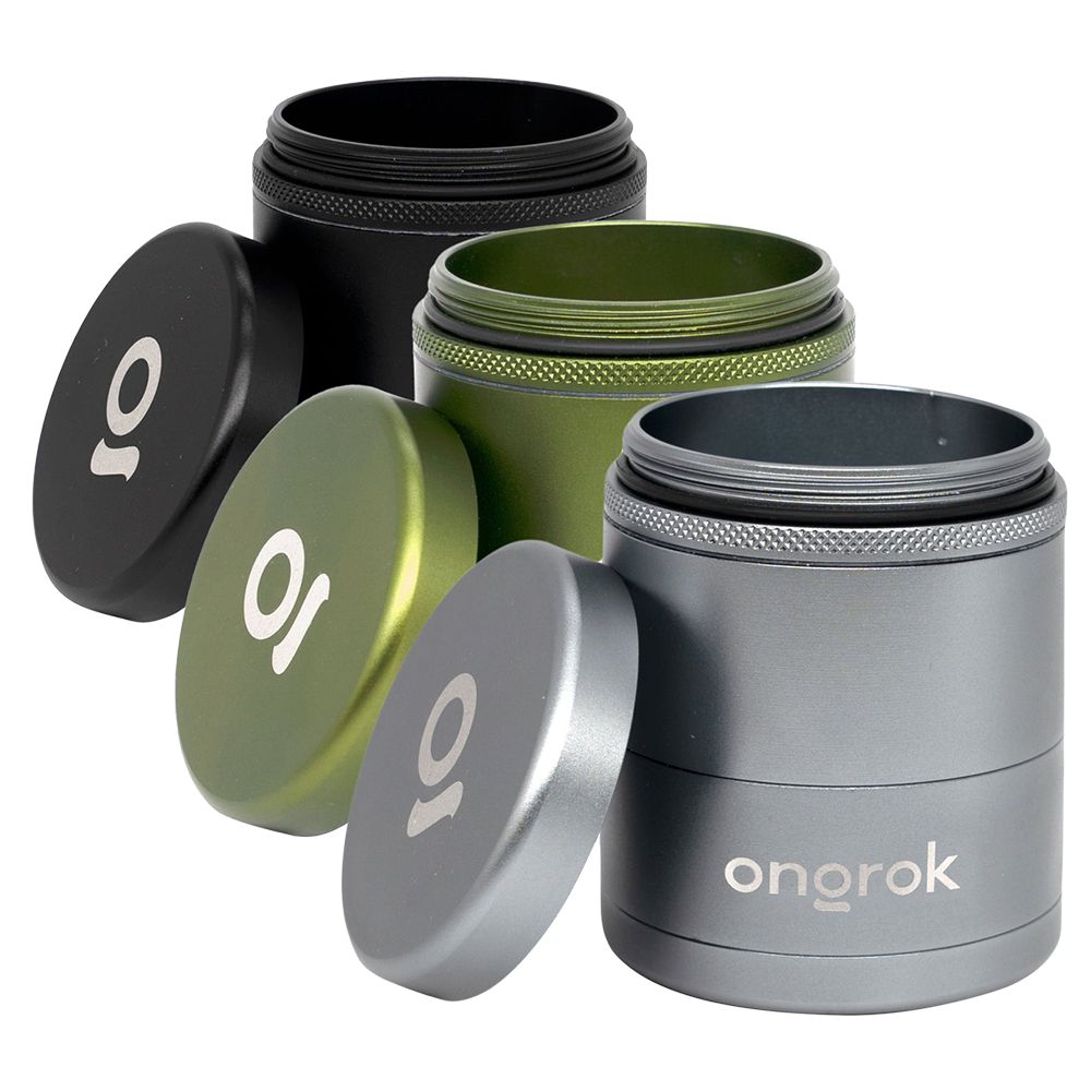 ONGROK Flower Petal Toothless Aluminum Storage Grinder - 5pc