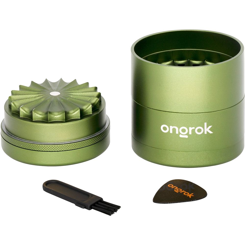 ONGROK Flower Petal Toothless Aluminum Storage Grinder - 5pc