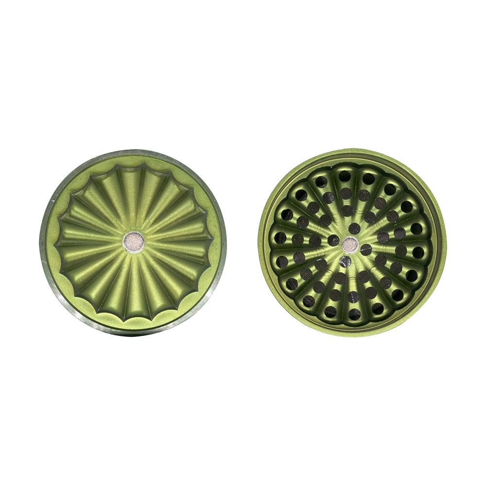 ONGROK Flower Petal Toothless Aluminum Storage Grinder - 5pc