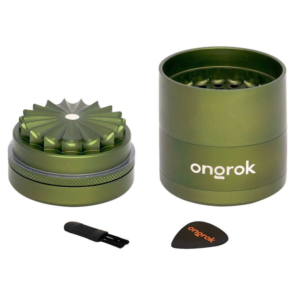 ONGROK Flower Petal Toothless Aluminum Storage Grinder - 5pc