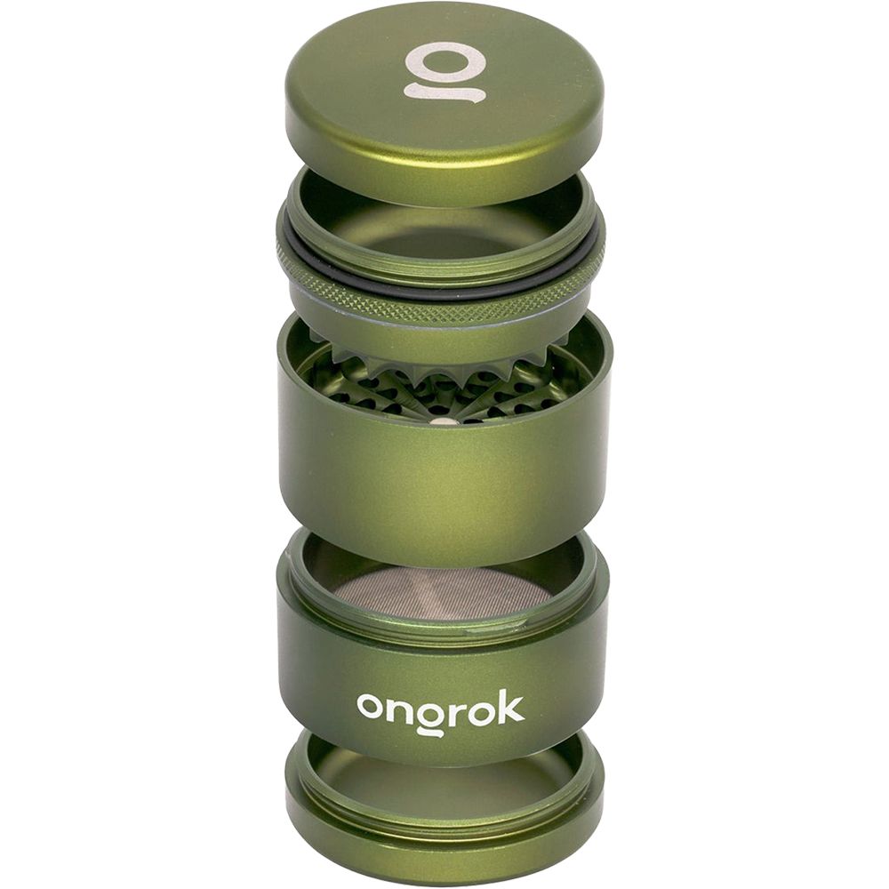 ONGROK Flower Petal Toothless Aluminum Storage Grinder - 5pc