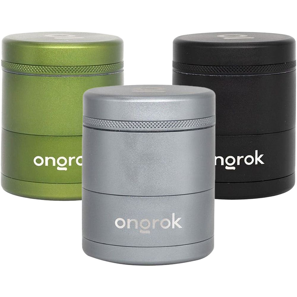 ONGROK Flower Petal Toothless Aluminum Storage Grinder - 5pc