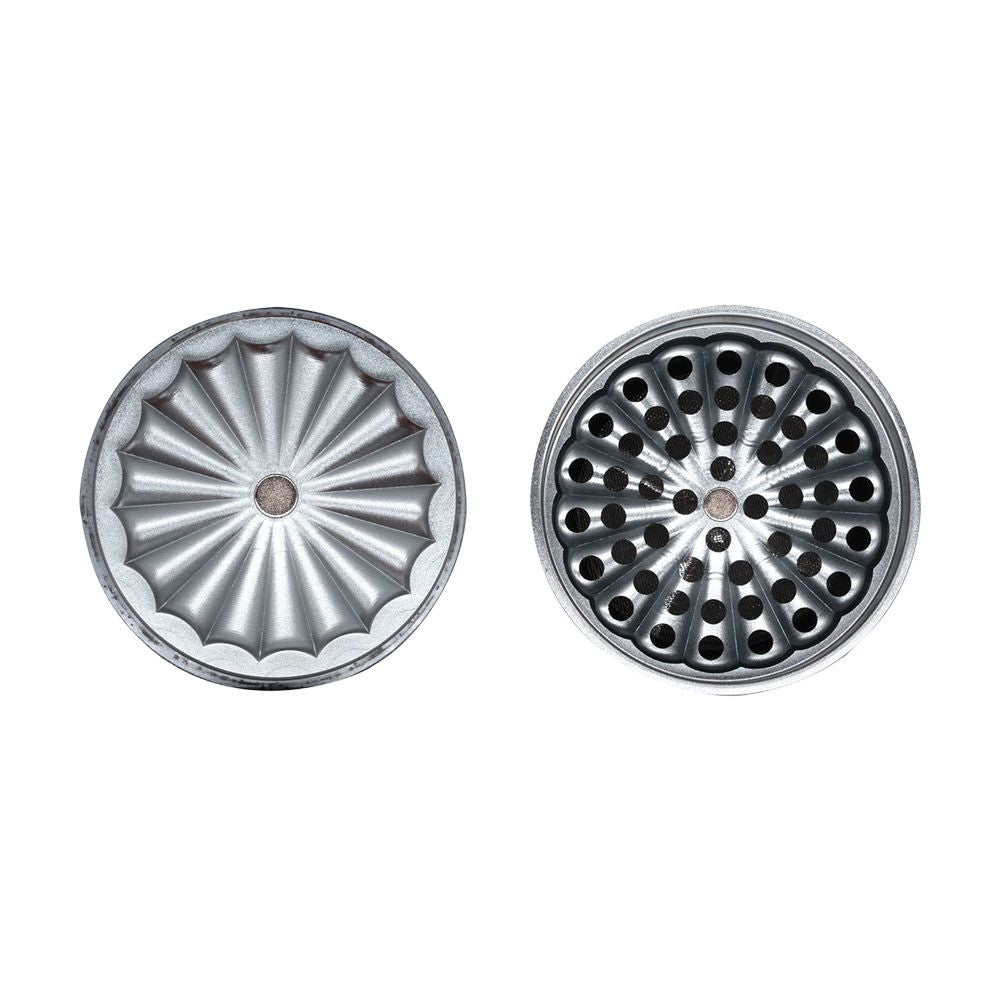 ONGROK Flower Petal Toothless Aluminum Storage Grinder - 5pc
