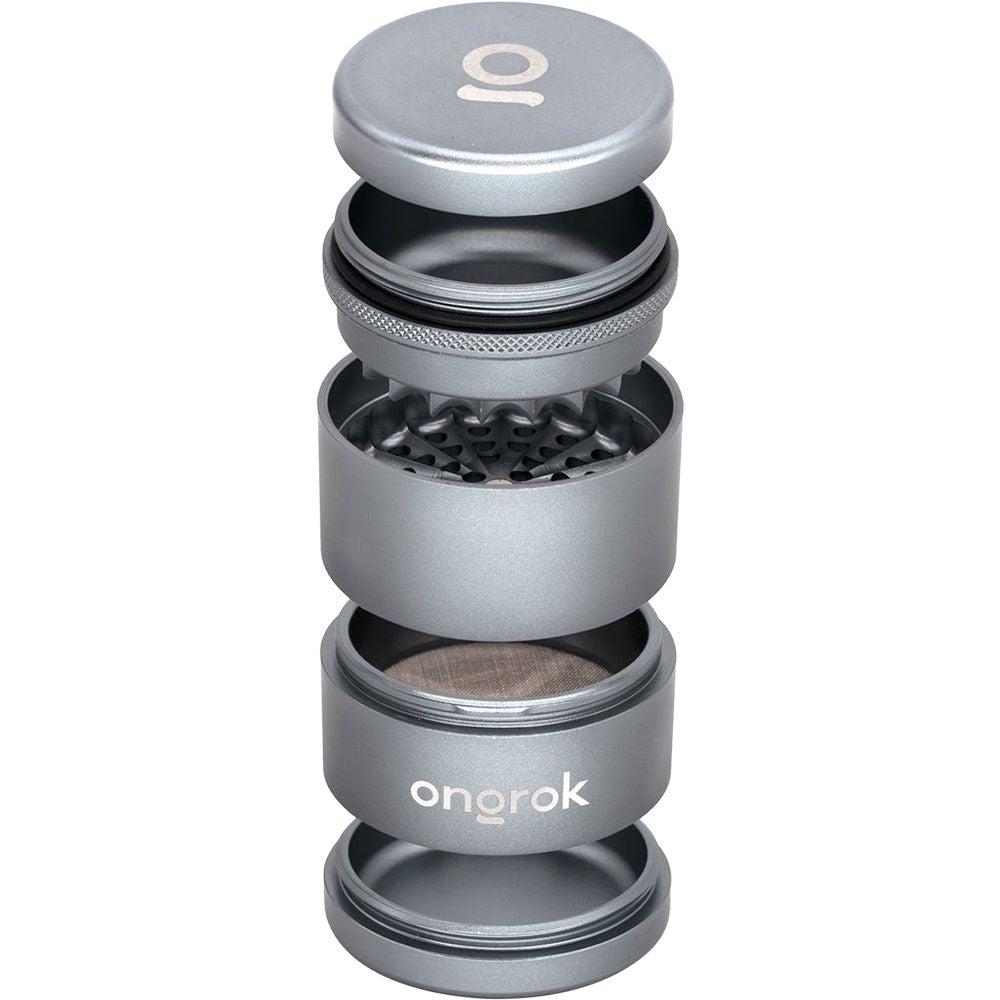 ONGROK Flower Petal Toothless Aluminum Storage Grinder - 5pc