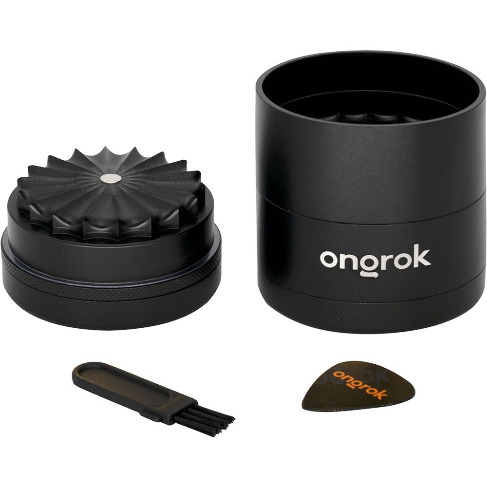 ONGROK Flower Petal Toothless Aluminum Storage Grinder - 5pc