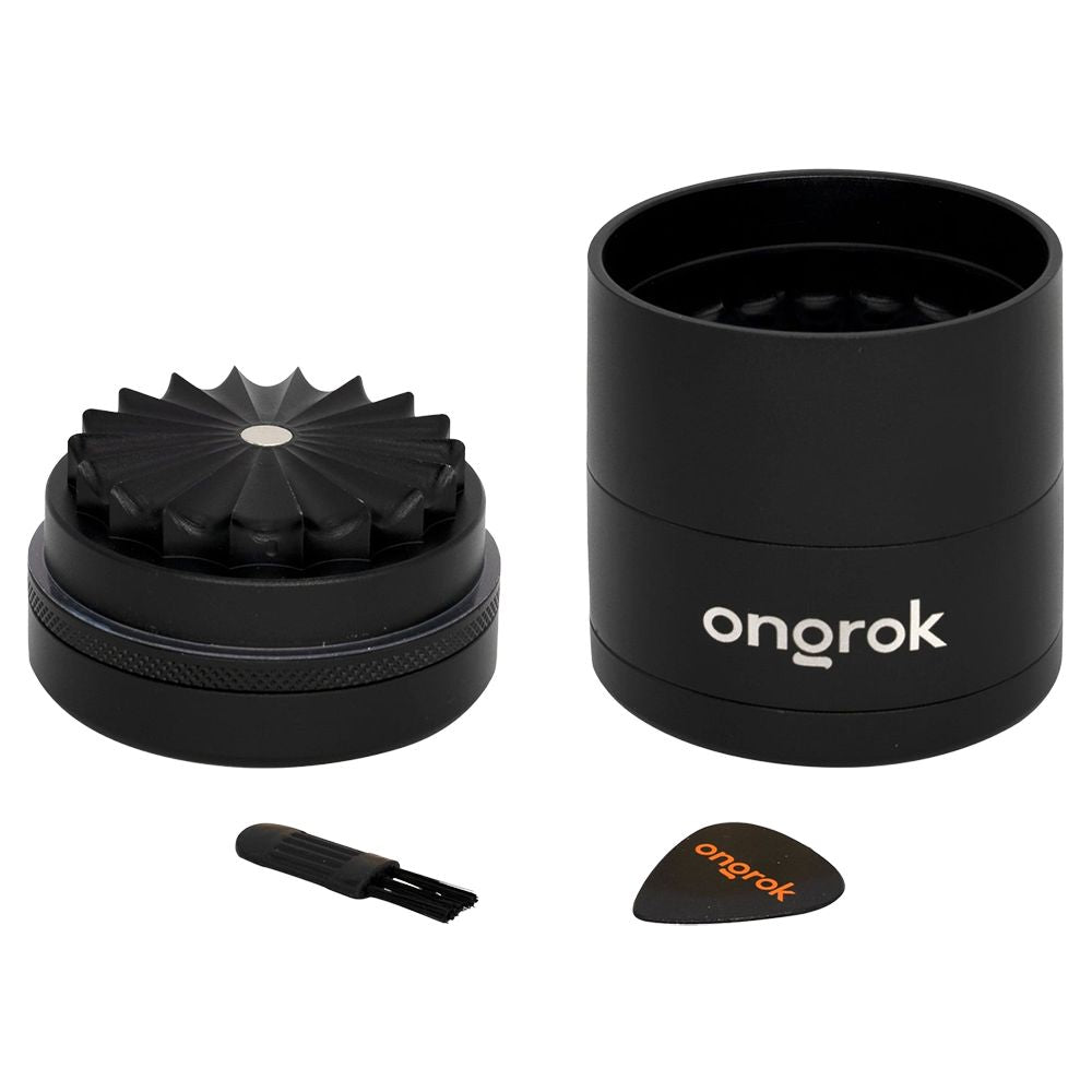 ONGROK Flower Petal Toothless Aluminum Storage Grinder - 5pc