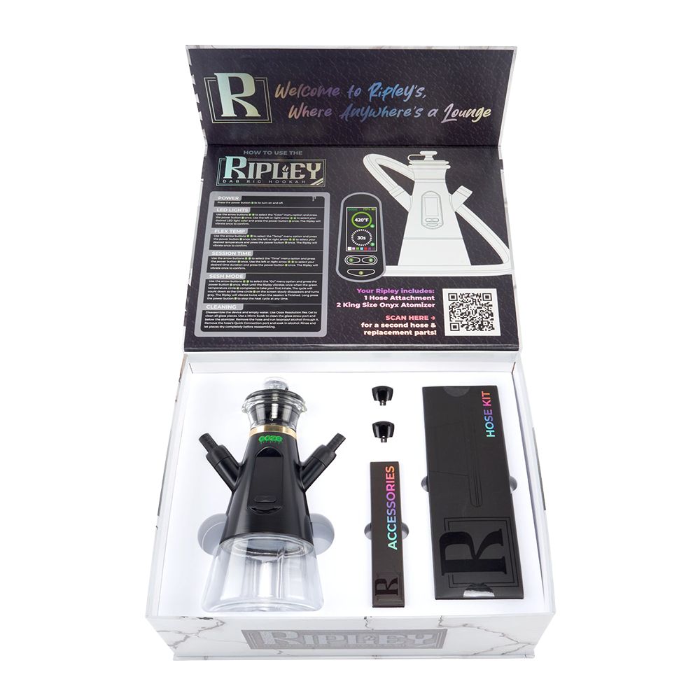 Ooze Ripley Electric Dab Rig Hookah - 2400mAh