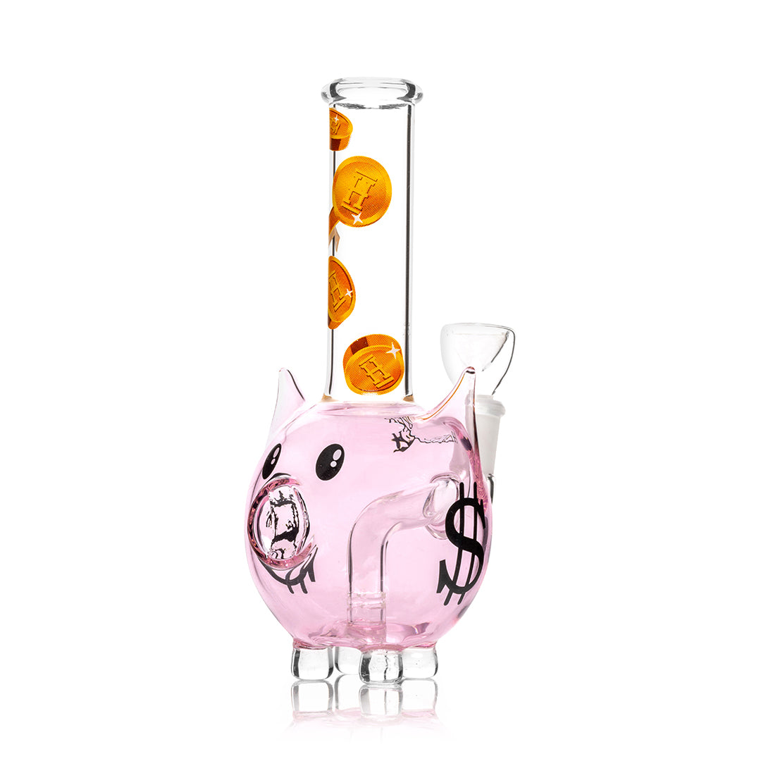Piggy Bank Bong 7"