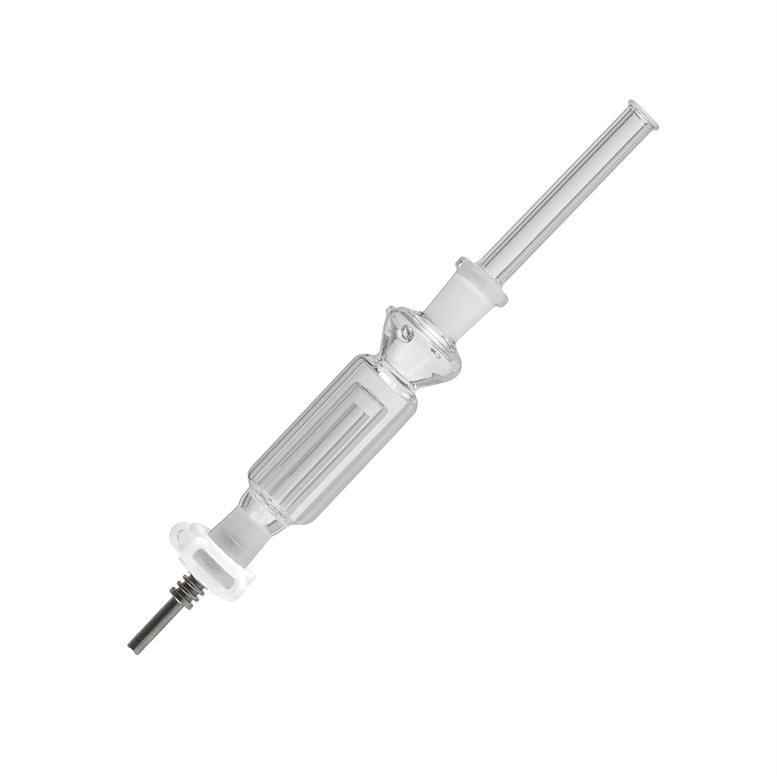 Biohazard - 6" 10mm Vapor Straw Set with Dish