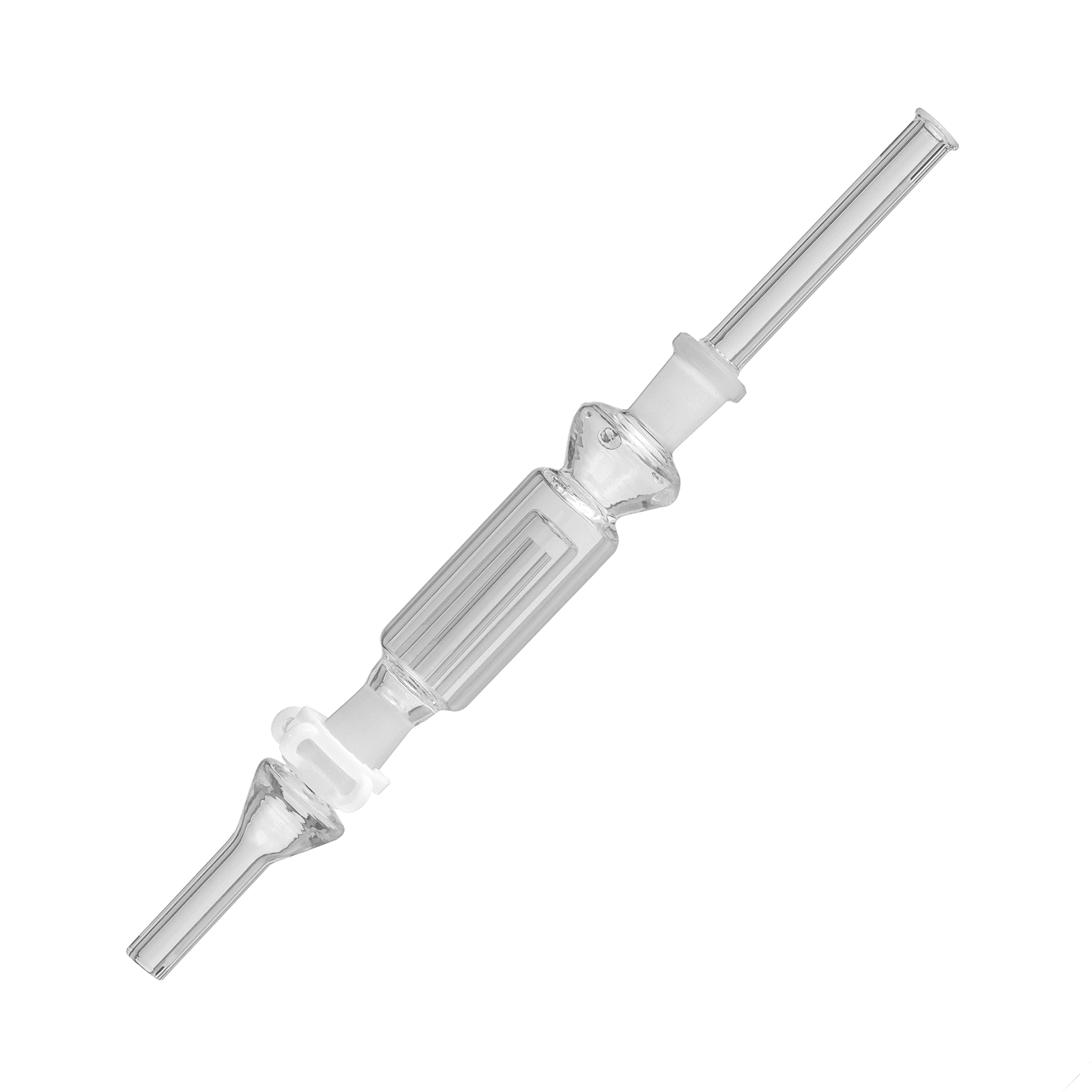 Biohazard - 6" 10mm Vapor Straw Set with Dish