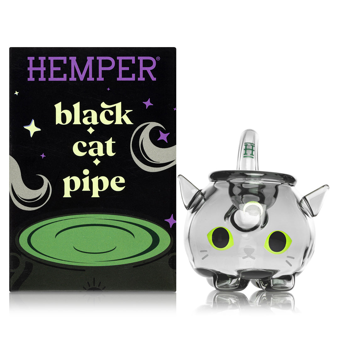 Black Cat Hand Pipe 3"