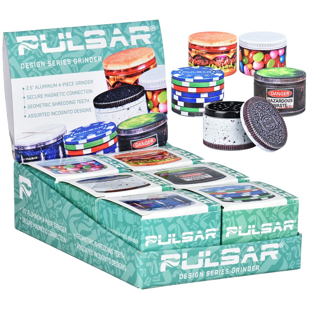 Pulsar OBJEX Design Series 2.5" Aluminum Grinder - 4pc