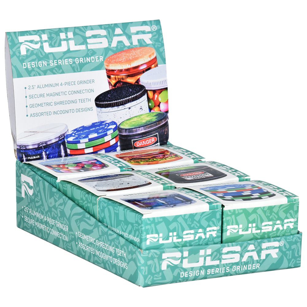 Pulsar OBJEX Design Series 2.5" Aluminum Grinder - 4pc