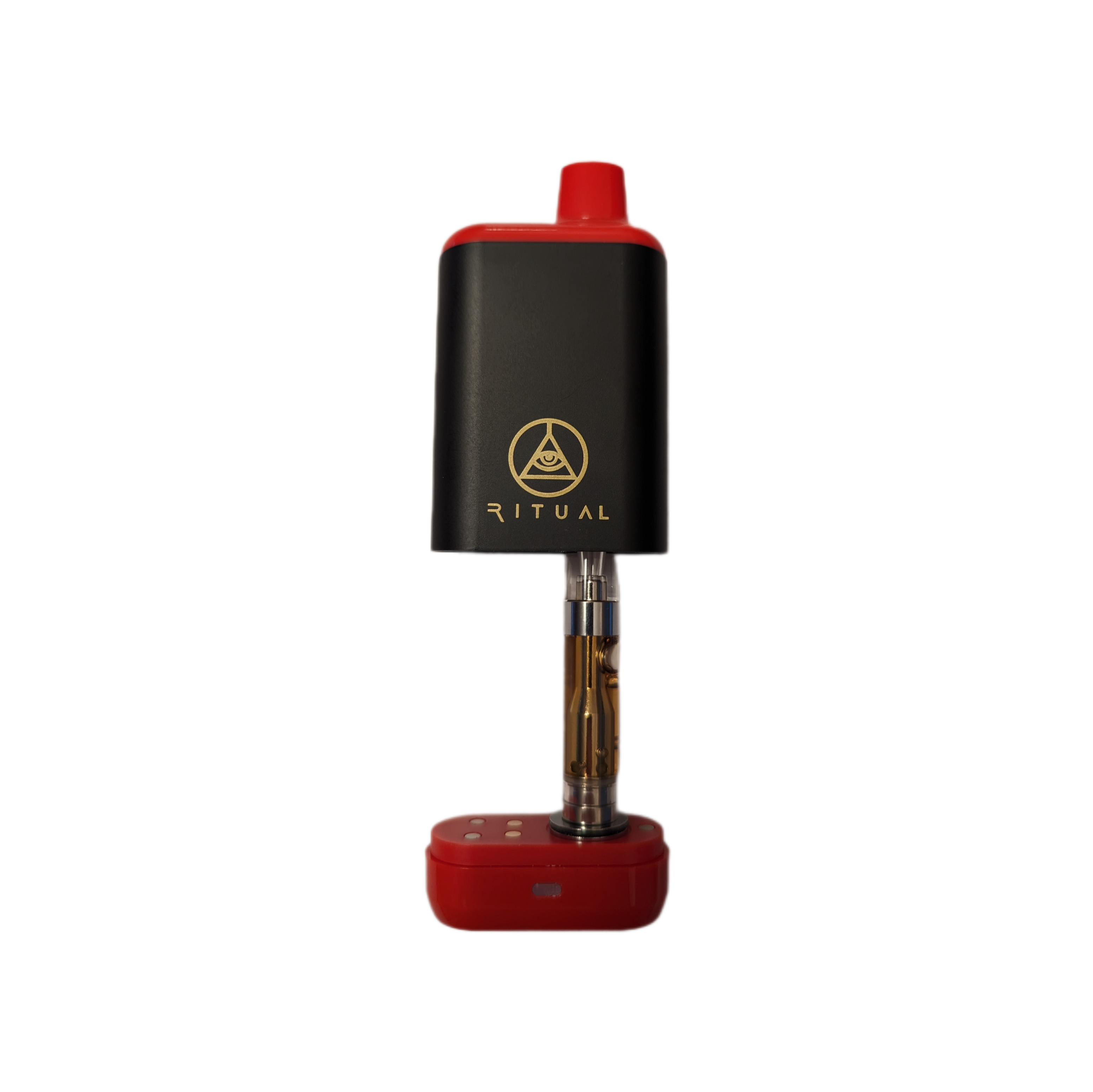 Ritual - Shroud 510 Thread Vape Battery - Red & Black