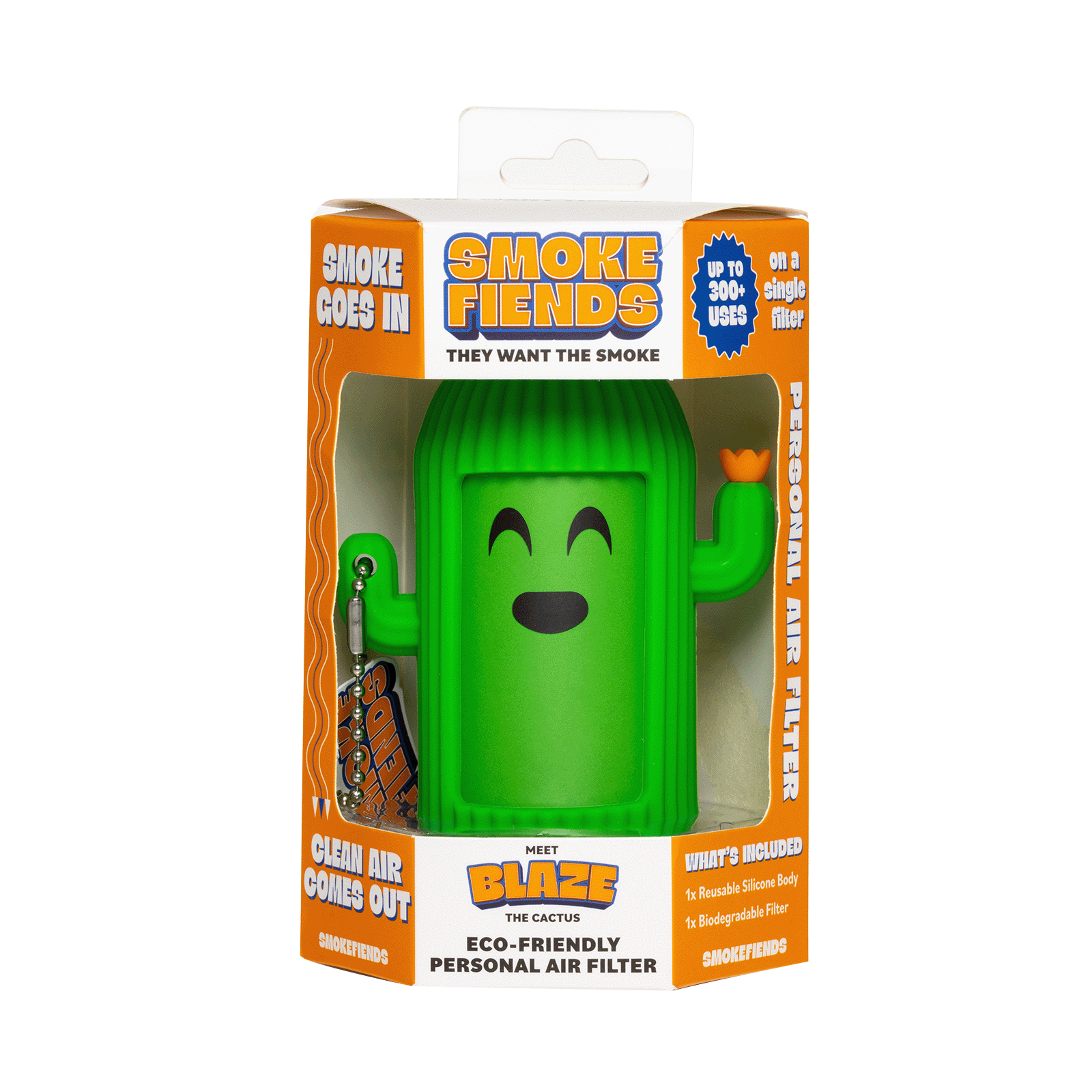 Smoke Fiends - Personal Air Filter Blaze The Cactus Themed Eco-Friendly