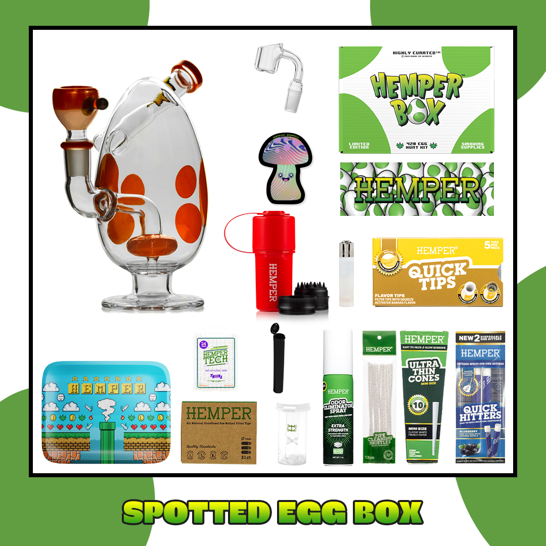 Spotted Egg Bong Box