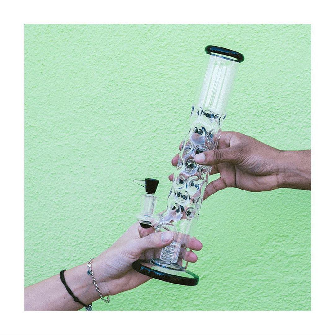 Straight Tube Bubble Bong 10"