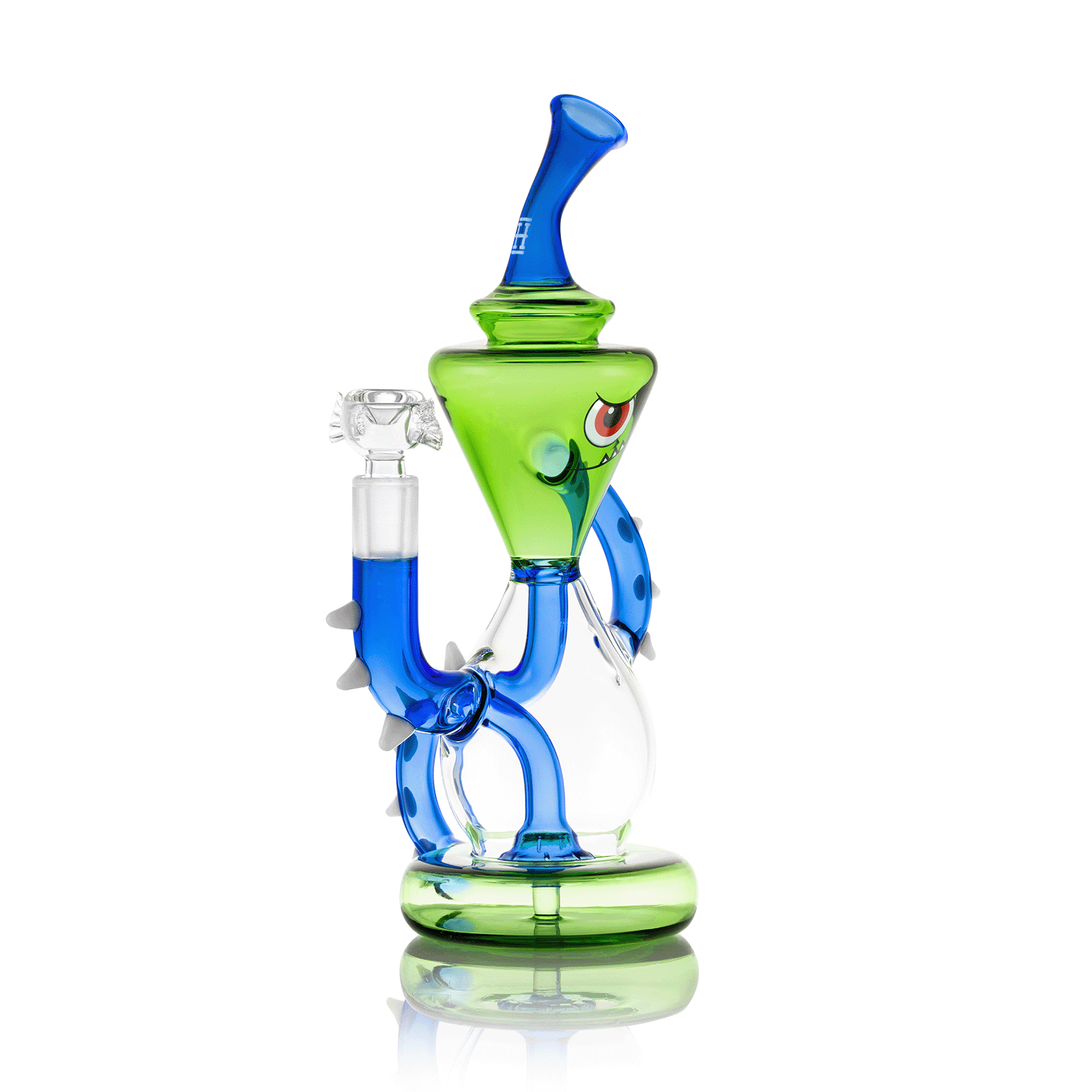Candy Monster XL Recycler Bong 9"