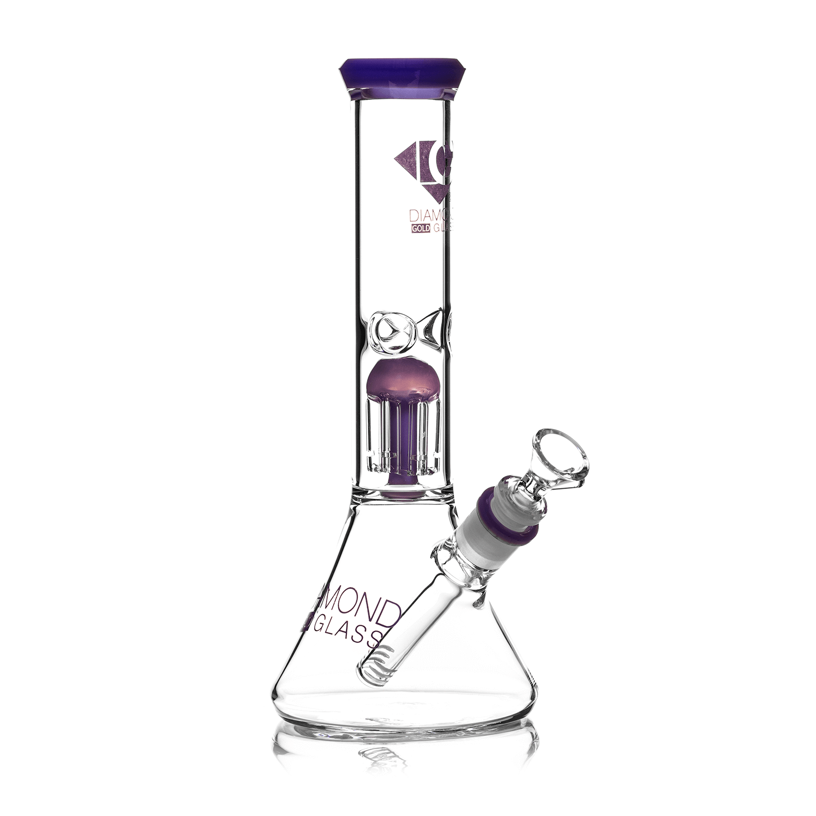 Diamond Glass - Mansion Matrix Beaker Bong