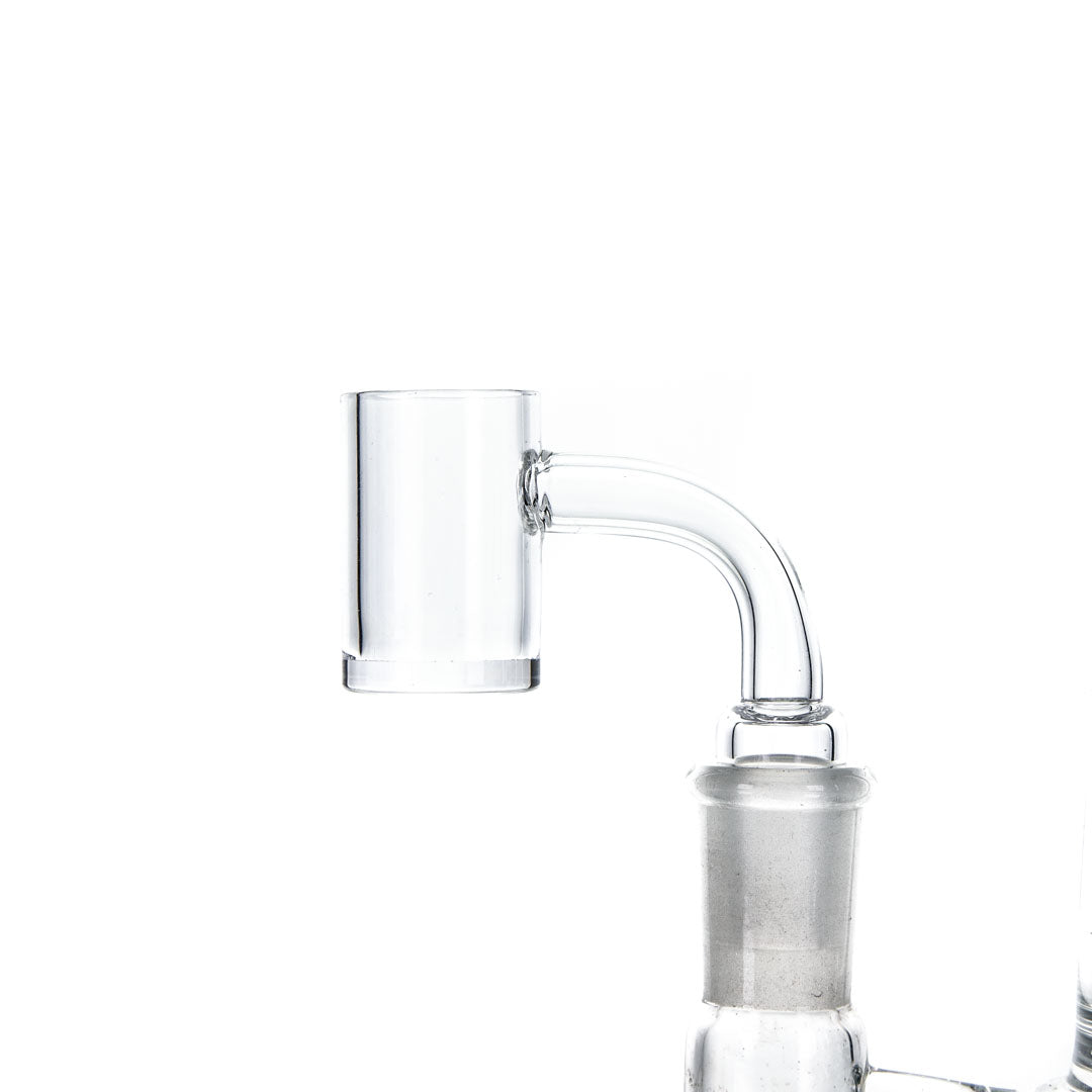 Flat Top Thick Base Quartz Banger | 14mm Male Joint | 25mm OD | 2mm Thickness