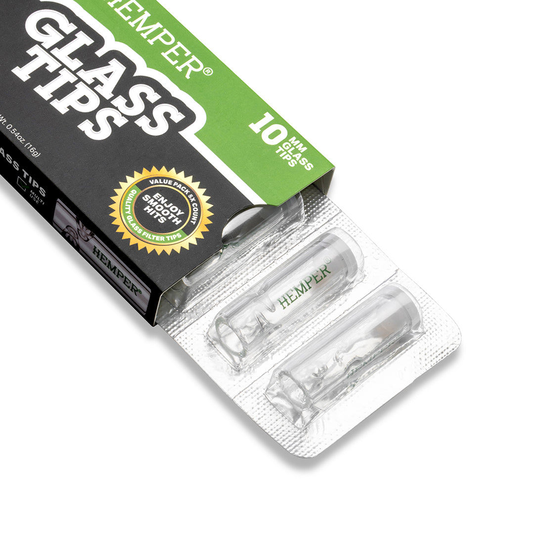 Glass Filter Tips 10mm | 5 Pack