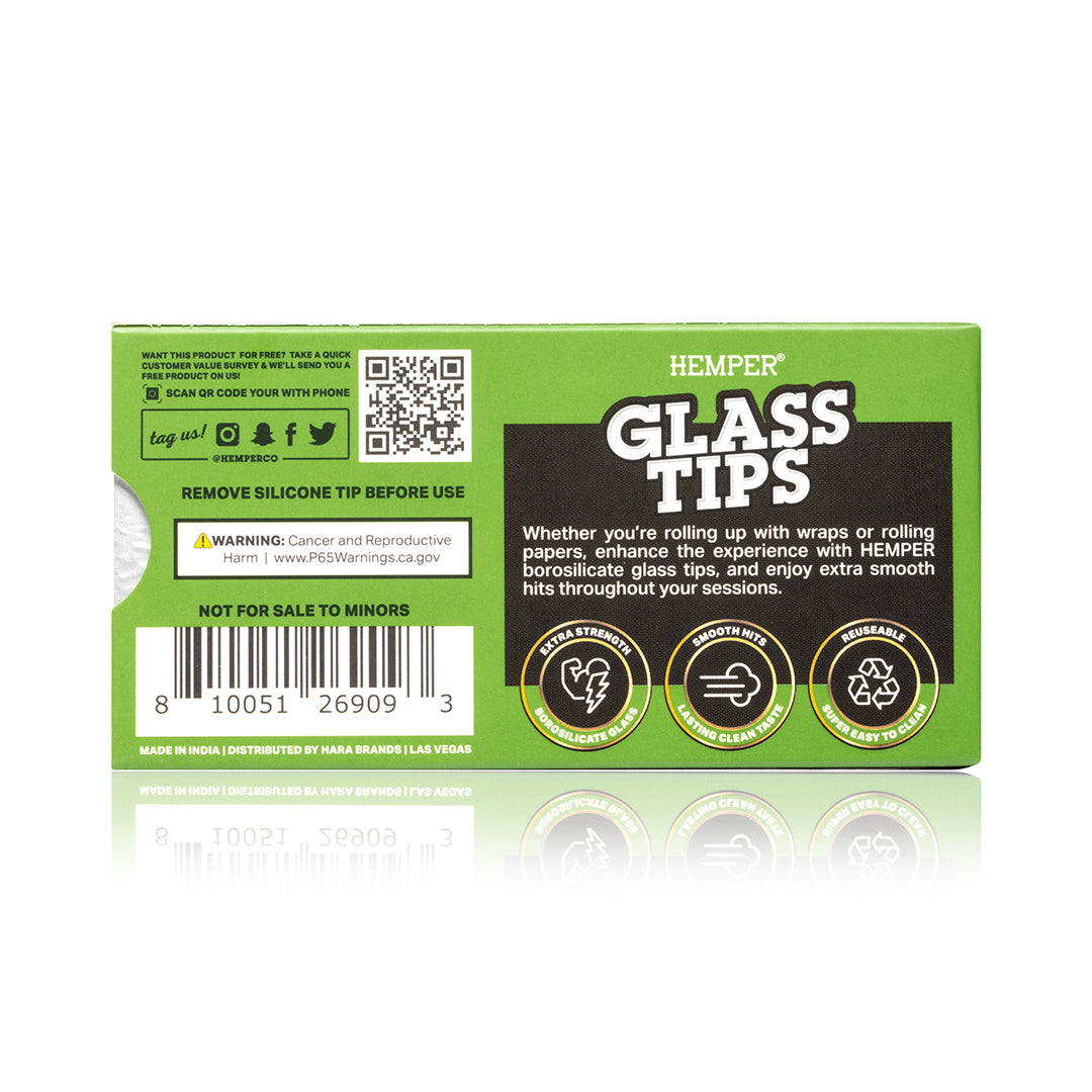 Glass Filter Tips 10mm | 5 Pack