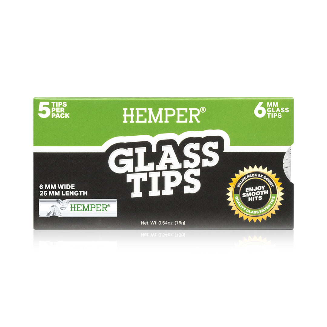 Glass Filter Tips 6mm | 5 Pack