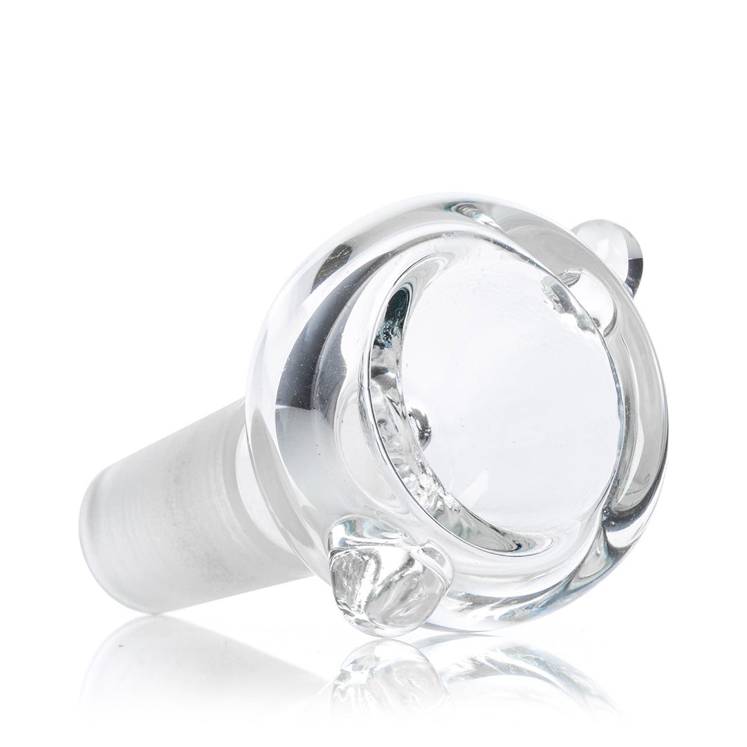 Glass Flower Bowl with 2 Marbles | 14mm Male Joint