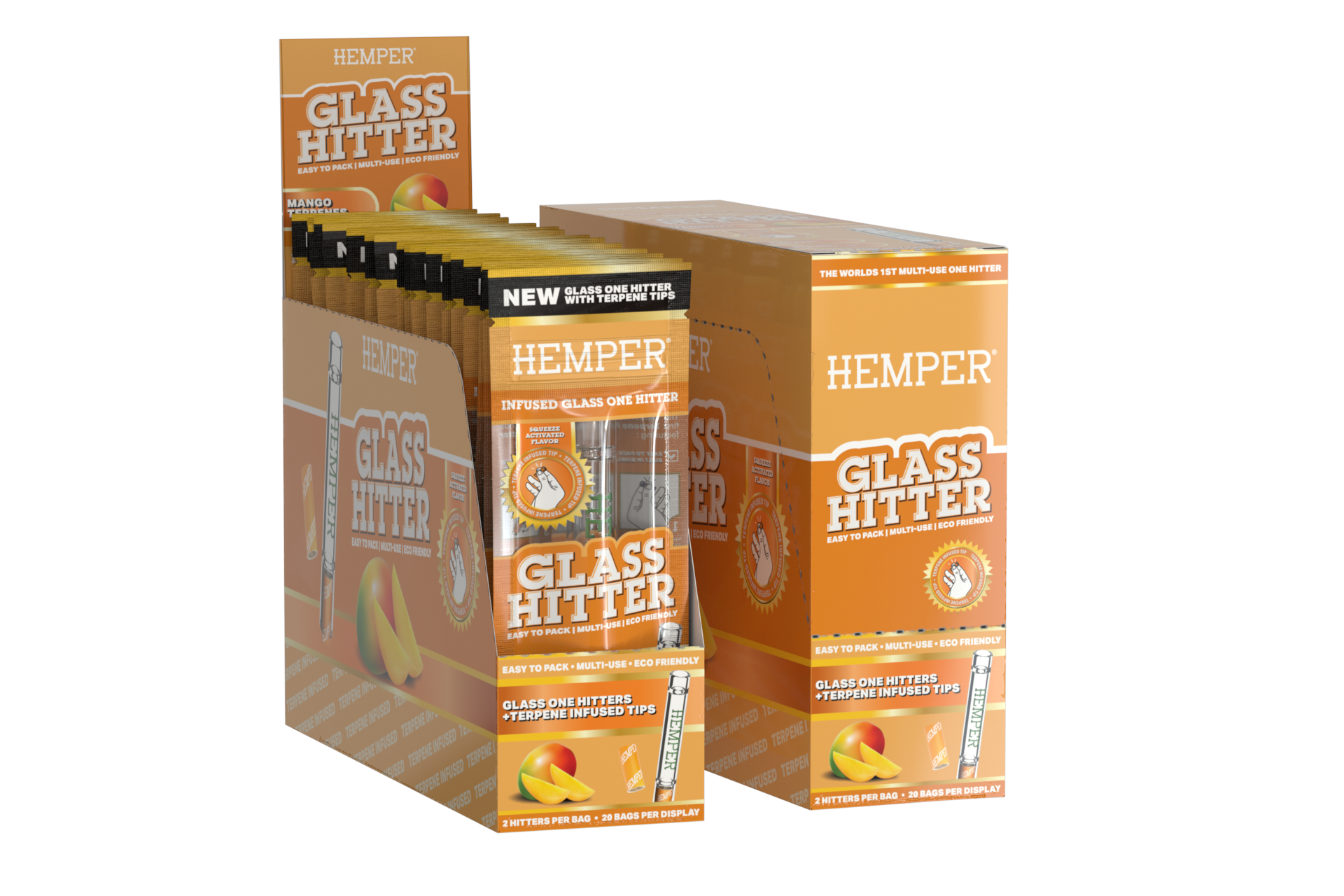 Glass Hitter Mango - Tip Flavored One Hitter