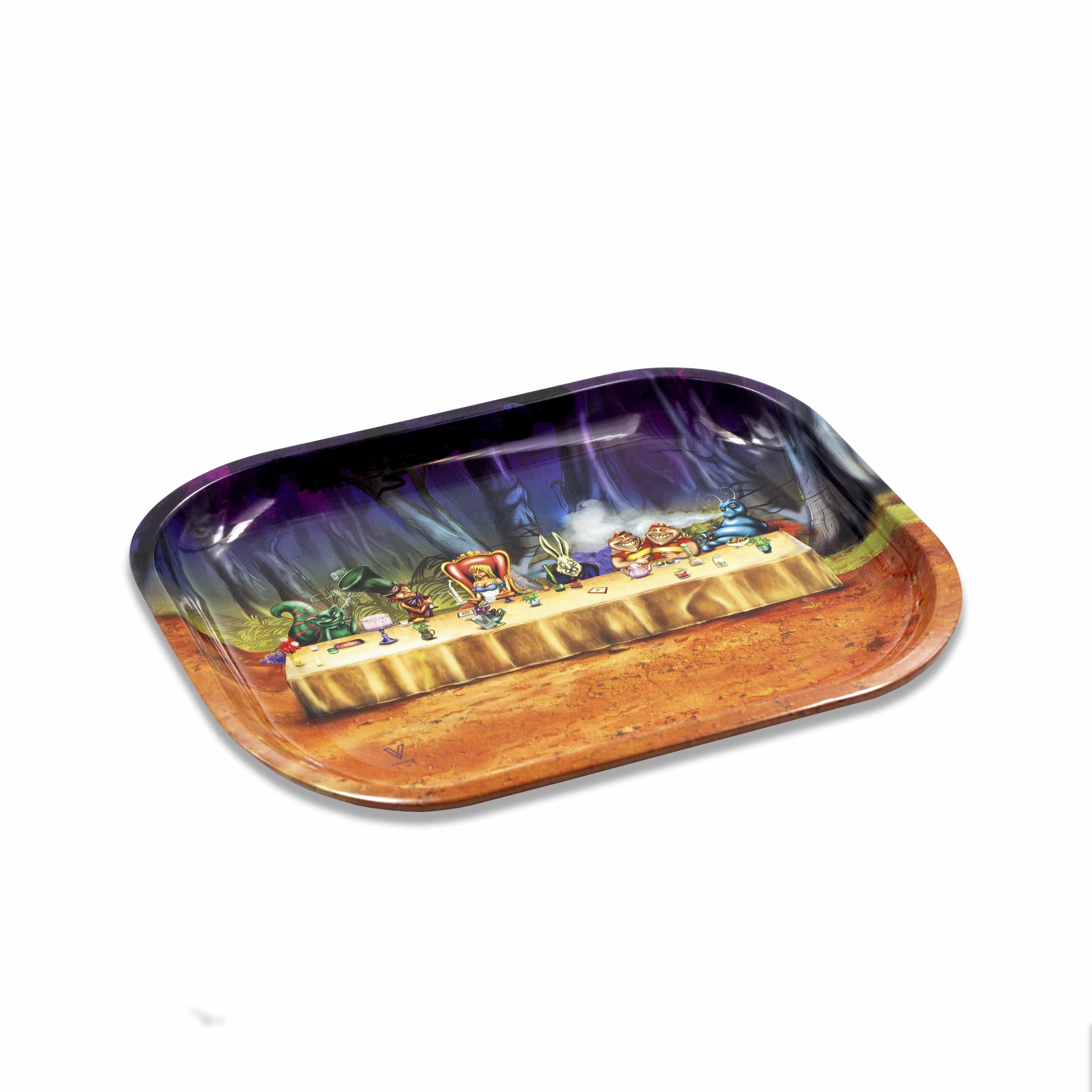 Alice Tea Party Metal Tray
