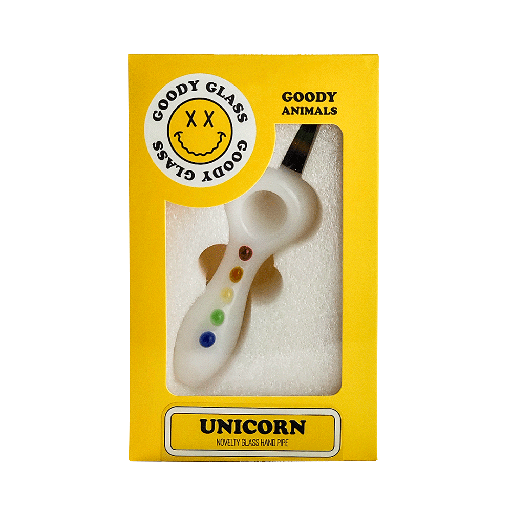 Goody Glass - Unicorn Hand Pipe
